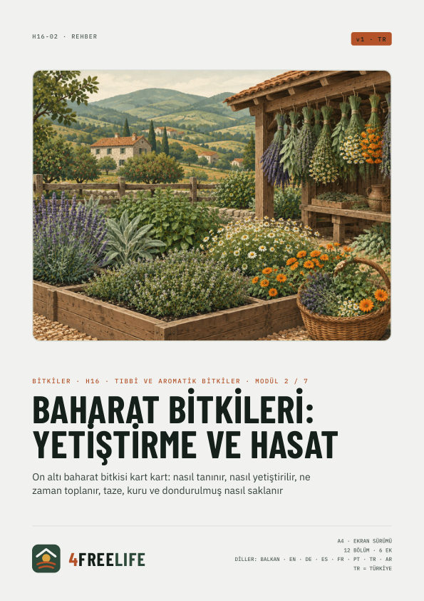 Baharat bitkileri: yetiştirme ve hasat