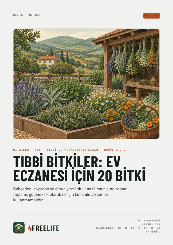 Tıbbi bitkiler: ev eczanesi için 20 bitki