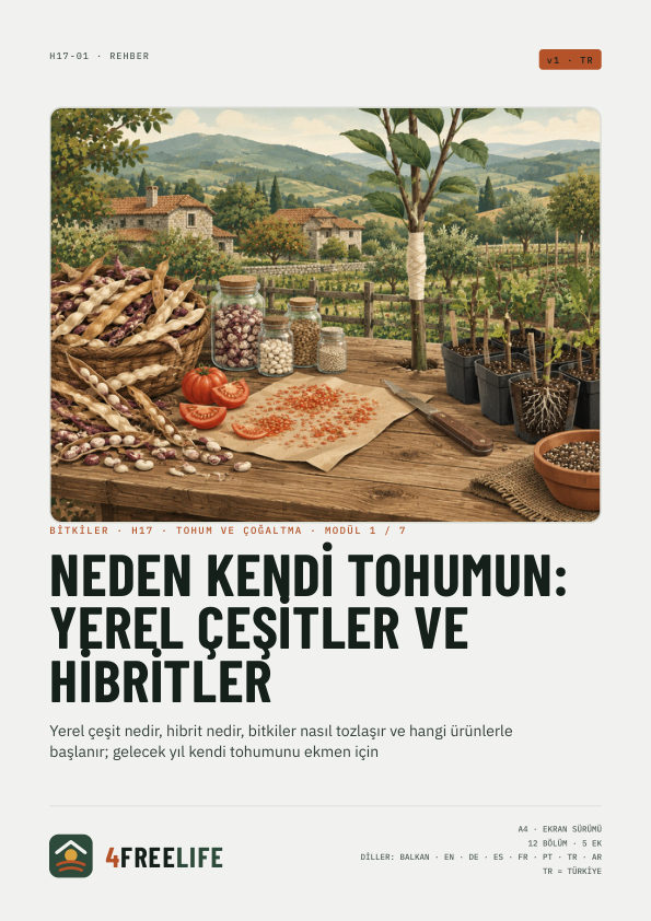 Neden kendi tohumun: yerel çeşitler ve hibritler