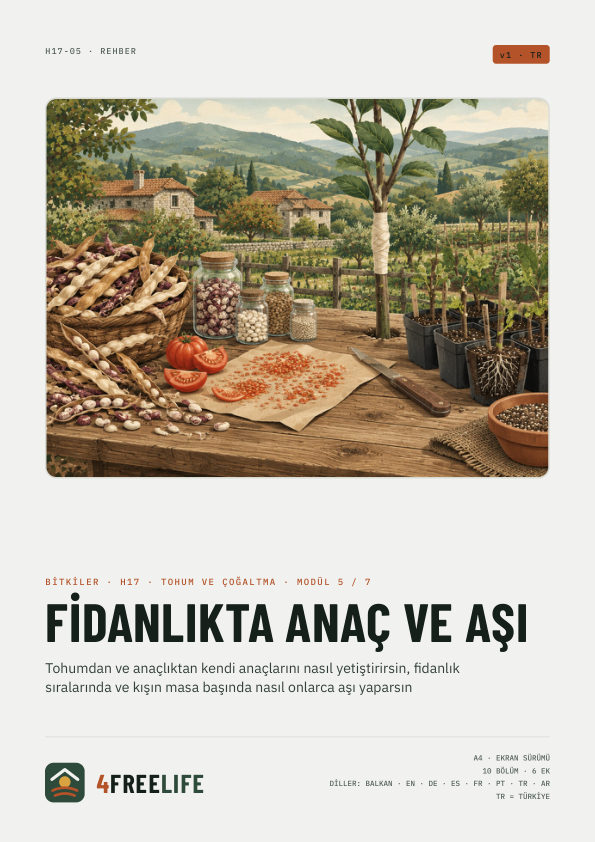 Fidanlıkta anaç ve aşı