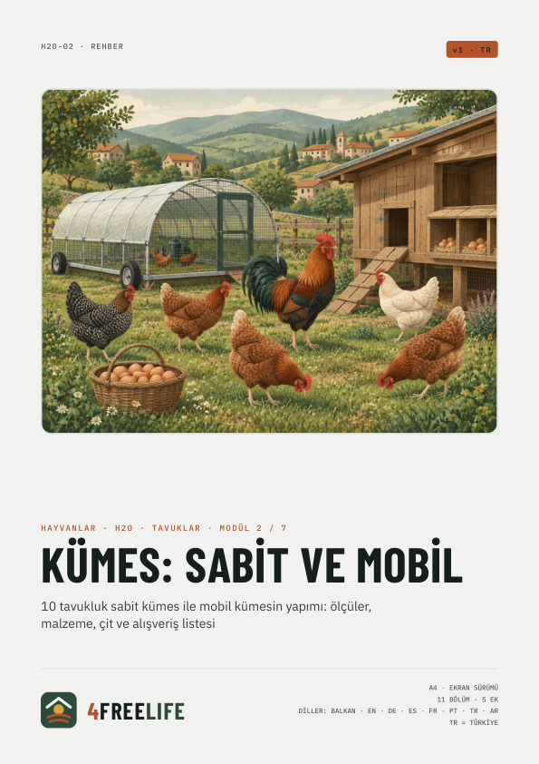 Kümes: sabit ve mobil
