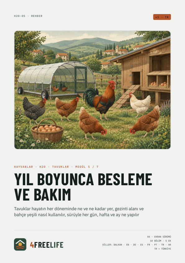Yıl boyunca besleme ve bakım