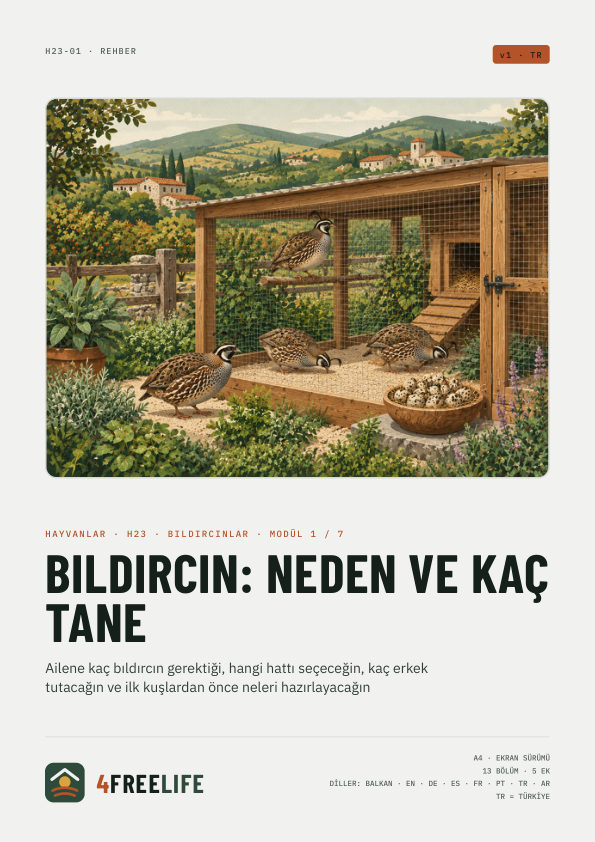 Bıldırcın: neden ve kaç tane