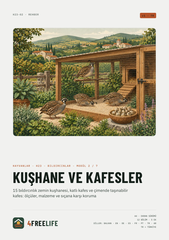 Kuşhane ve kafesler