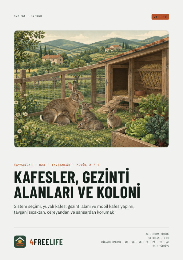 Kafesler, gezinti alanları ve koloni