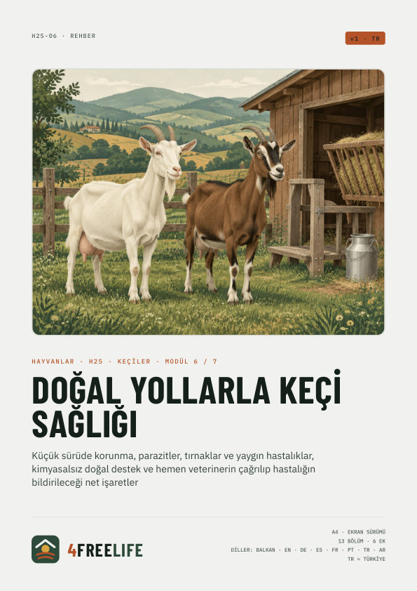 Doğal yollarla keçi sağlığı