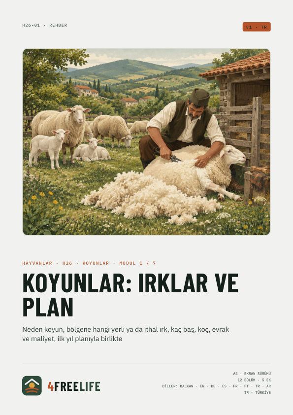 Koyunlar: ırklar ve plan