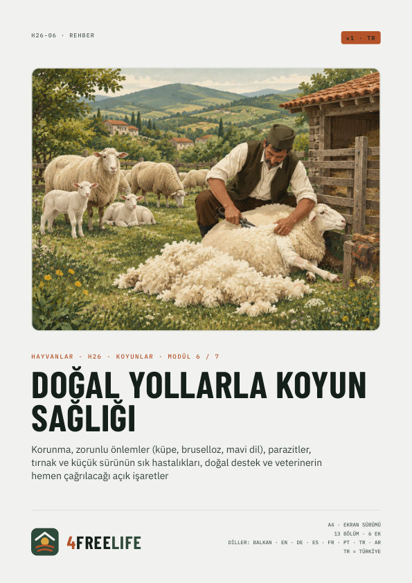 Doğal yollarla koyun sağlığı