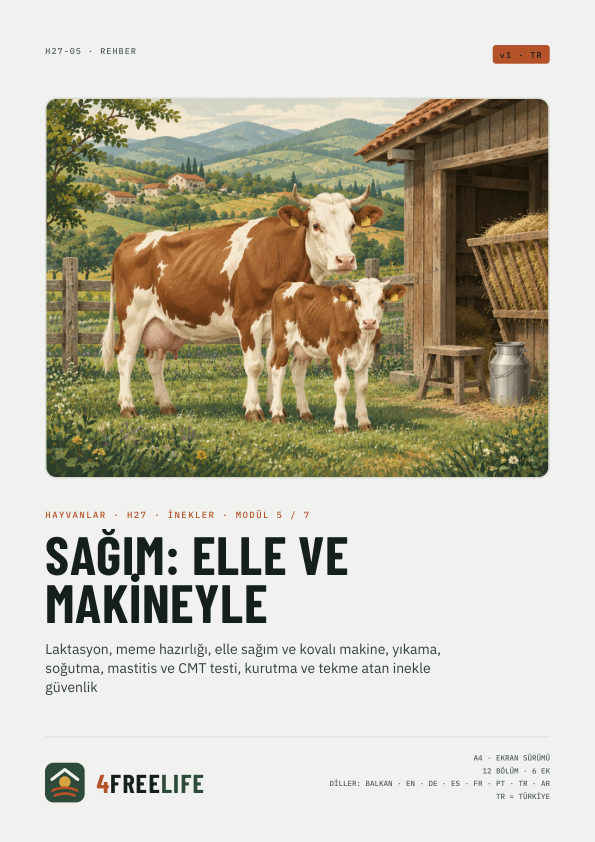 Sağım: elle ve makineyle