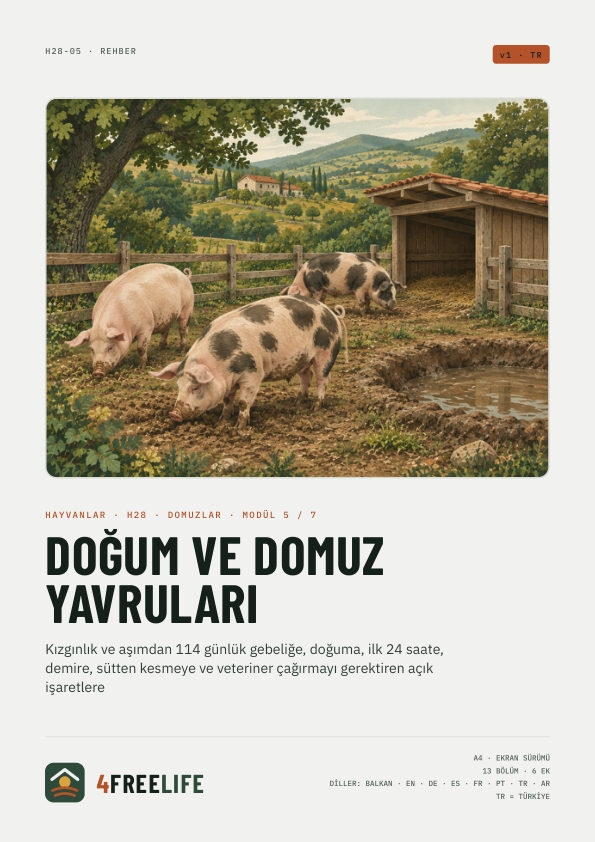 Doğum ve domuz yavruları