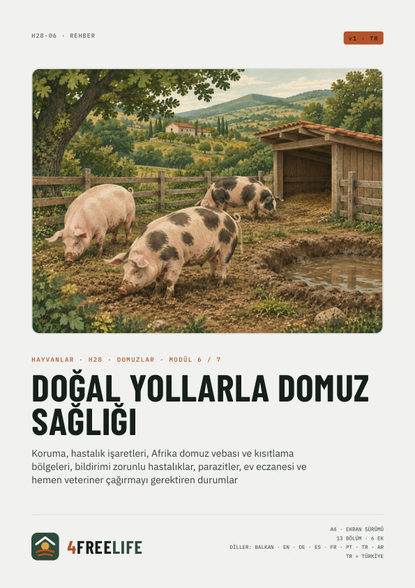 Doğal yollarla domuz sağlığı