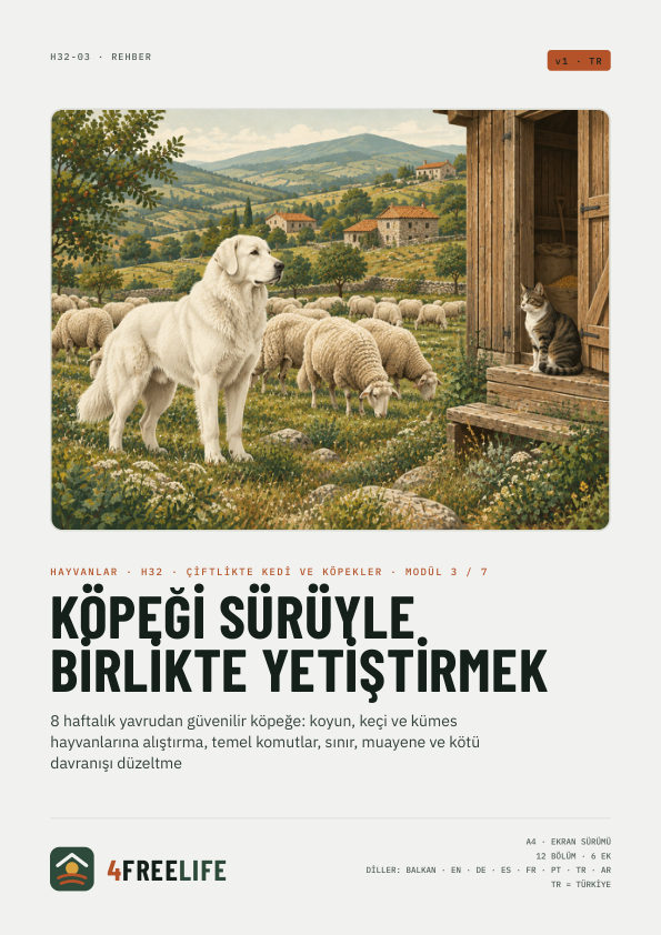 Köpeği sürüyle birlikte yetiştirmek