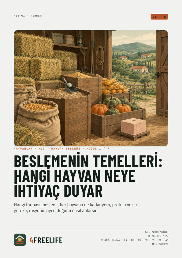 Beslemenin temelleri: hangi hayvan neye ihtiyaç duyar