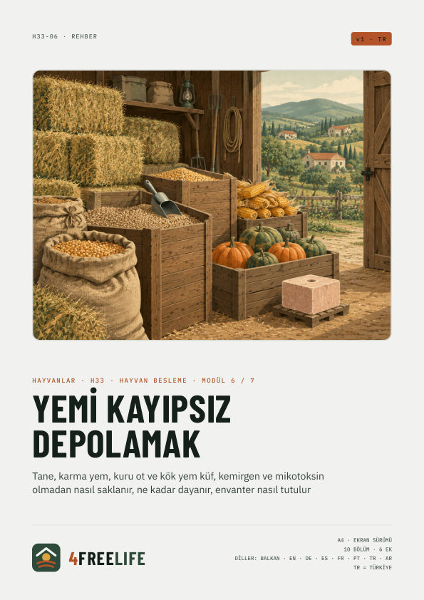 Yemi kayıpsız depolamak