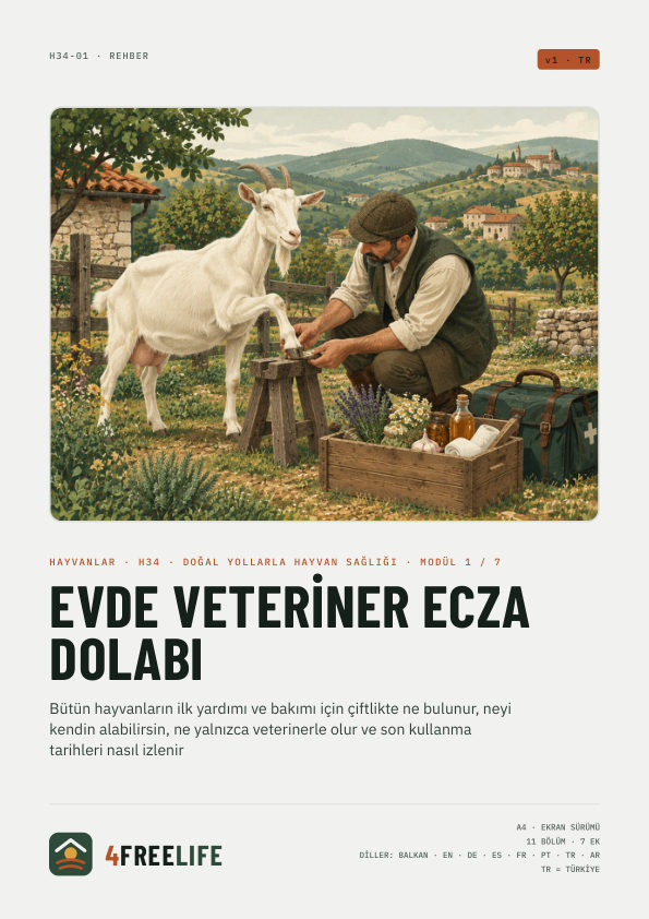 Evde veteriner ecza dolabı