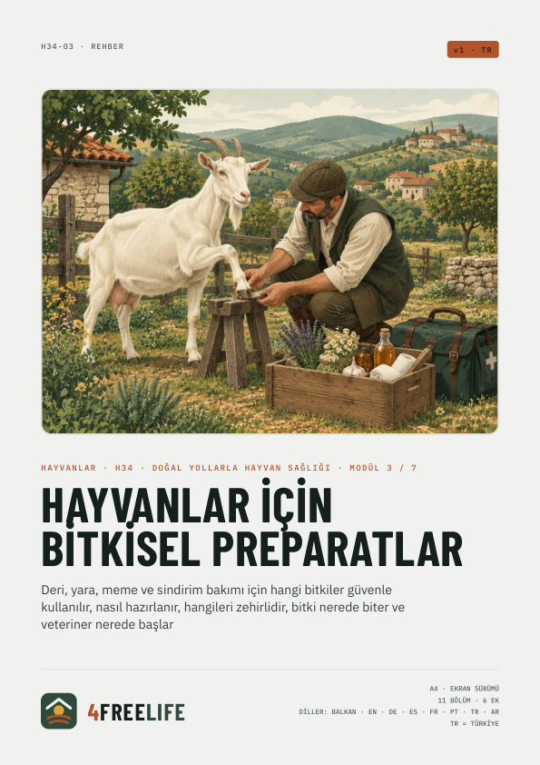 Hayvanlar için bitkisel preparatlar