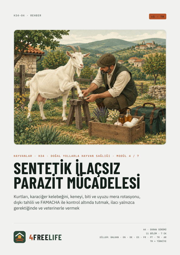 Sentetik ilaçsız parazit mücadelesi