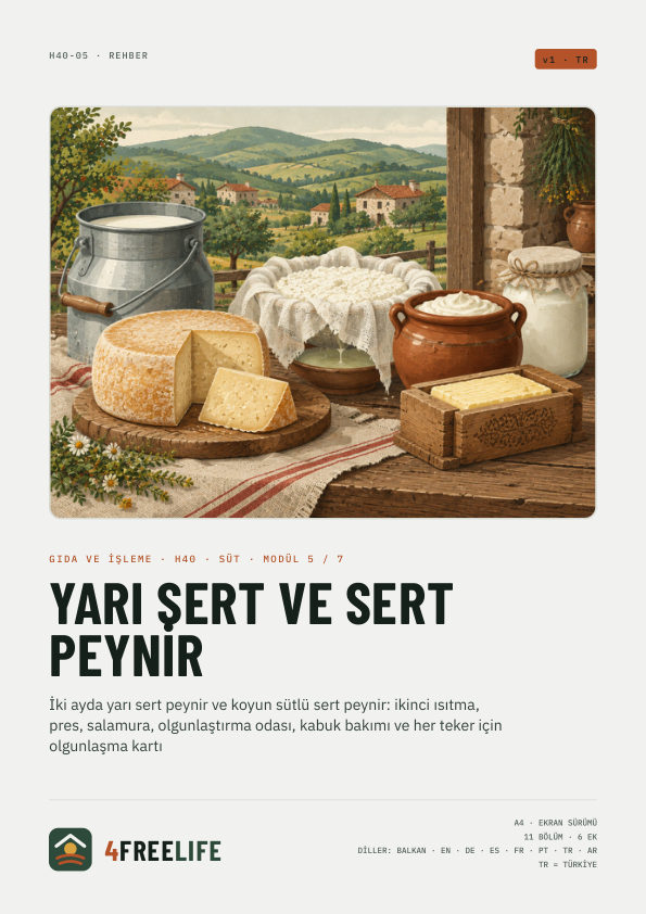 Yarı sert ve sert peynir