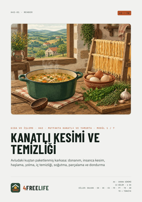 Kanatlı kesimi ve temizliği