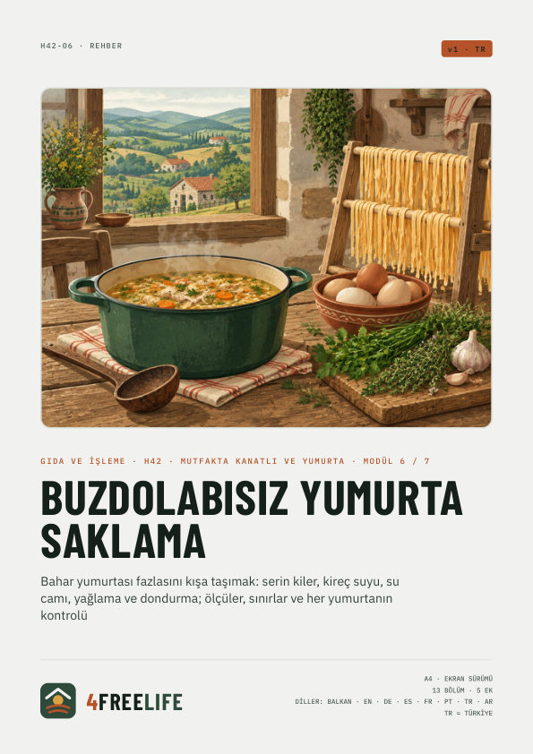 Buzdolabısız yumurta saklama