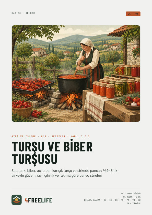 Turşu ve biber turşusu