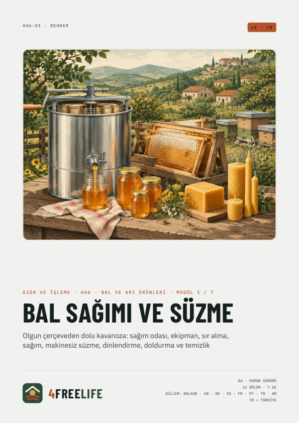 Bal sağımı ve süzme