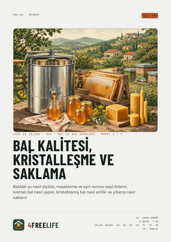 Bal kalitesi, kristalleşme ve saklama