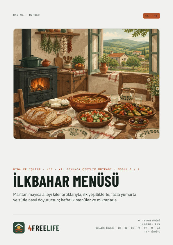 İlkbahar menüsü