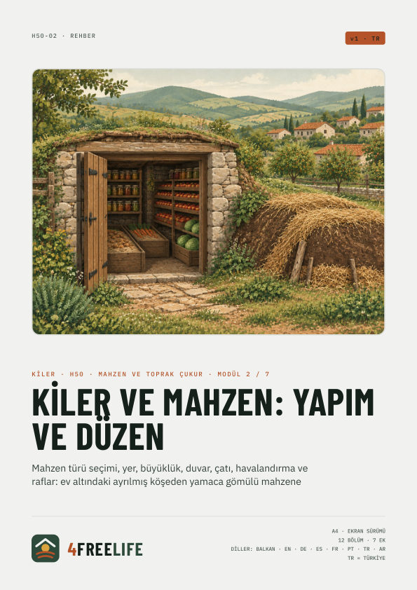 Kiler ve mahzen: yapım ve düzen