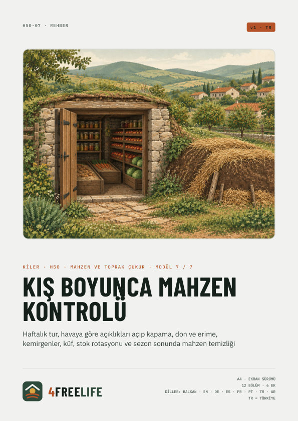 Kış boyunca mahzen kontrolü