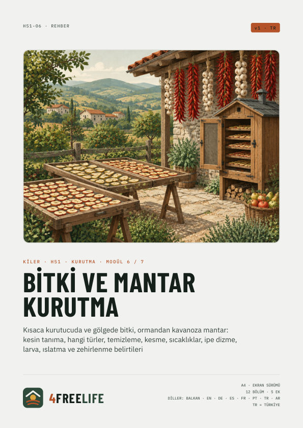 Bitki ve mantar kurutma