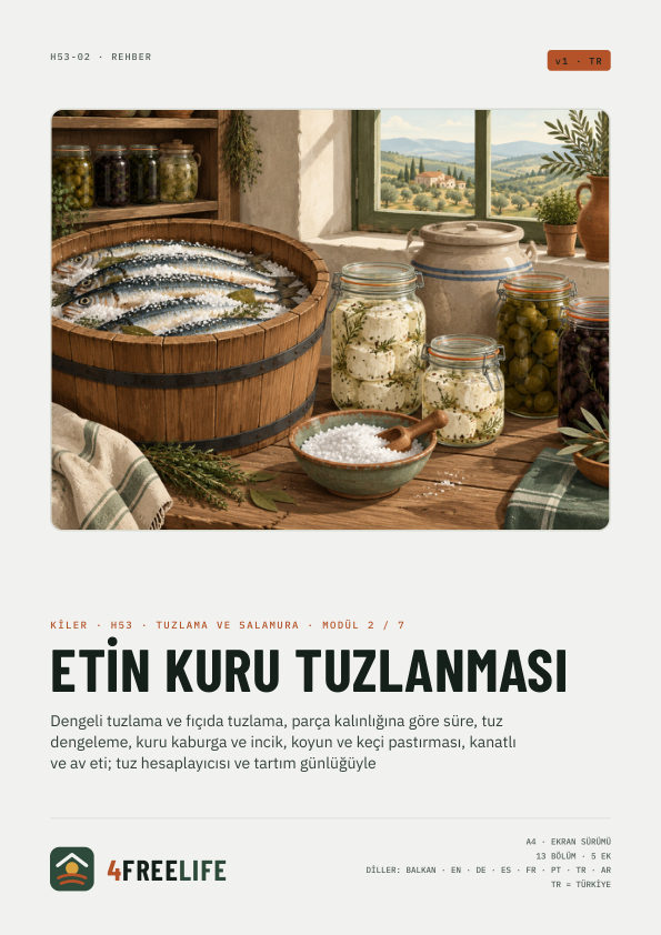 Etin kuru tuzlanması