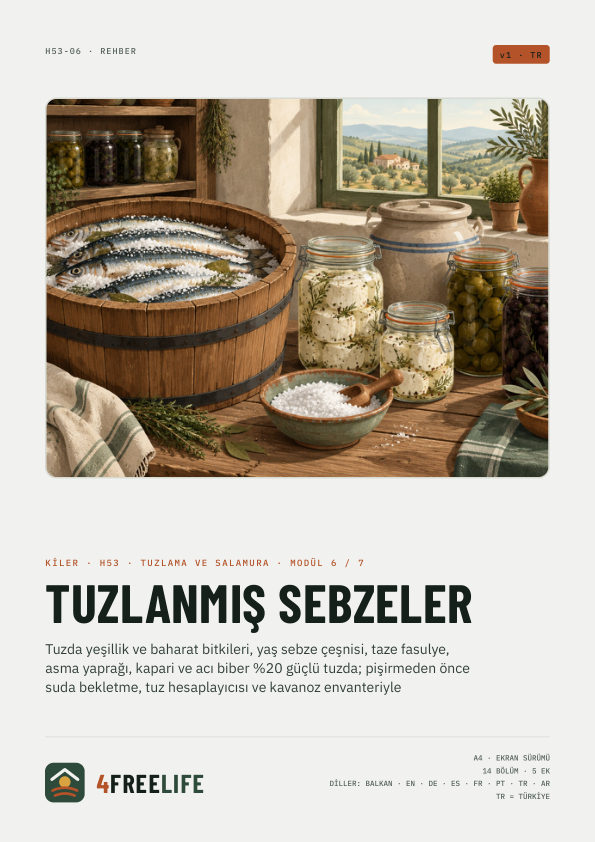 Tuzlanmış sebzeler