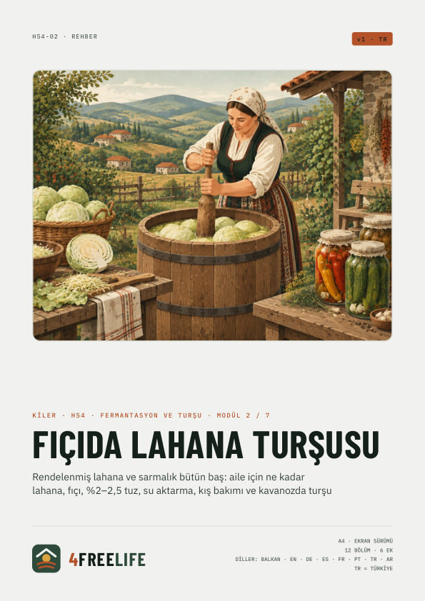 Fıçıda lahana turşusu