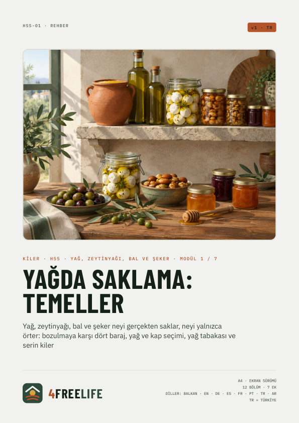 Yağda saklama: temeller