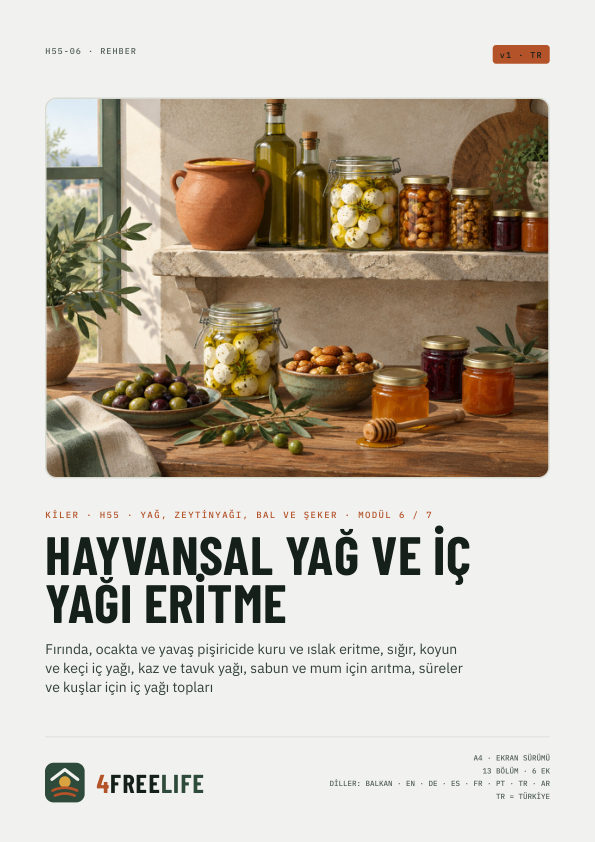 Hayvansal yağ ve iç yağı eritme