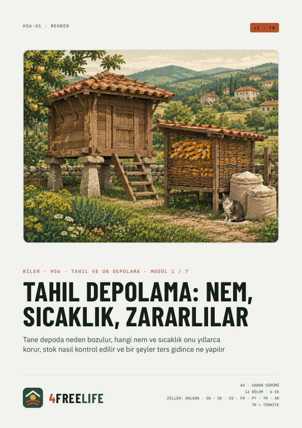 Tahıl depolama: nem, sıcaklık, zararlılar