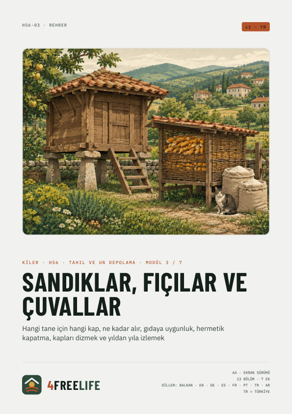 Sandıklar, fıçılar ve çuvallar