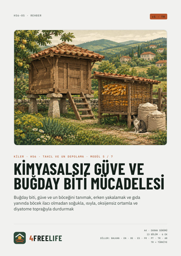Kimyasalsız güve ve buğday biti mücadelesi