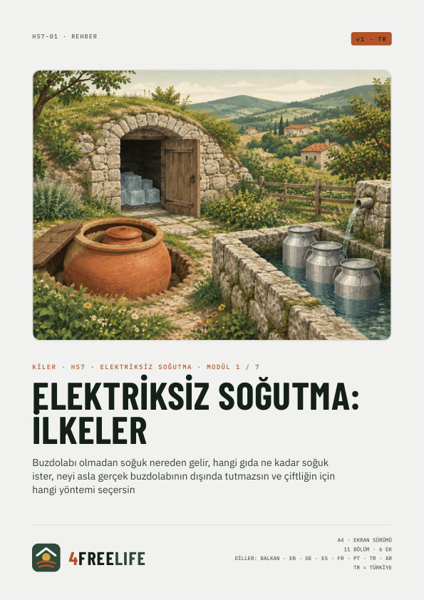 Elektriksiz soğutma: ilkeler