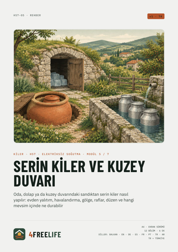 Serin kiler ve kuzey duvarı