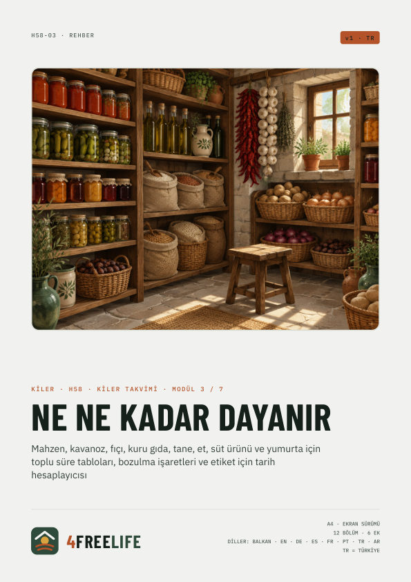 Ne ne kadar dayanır